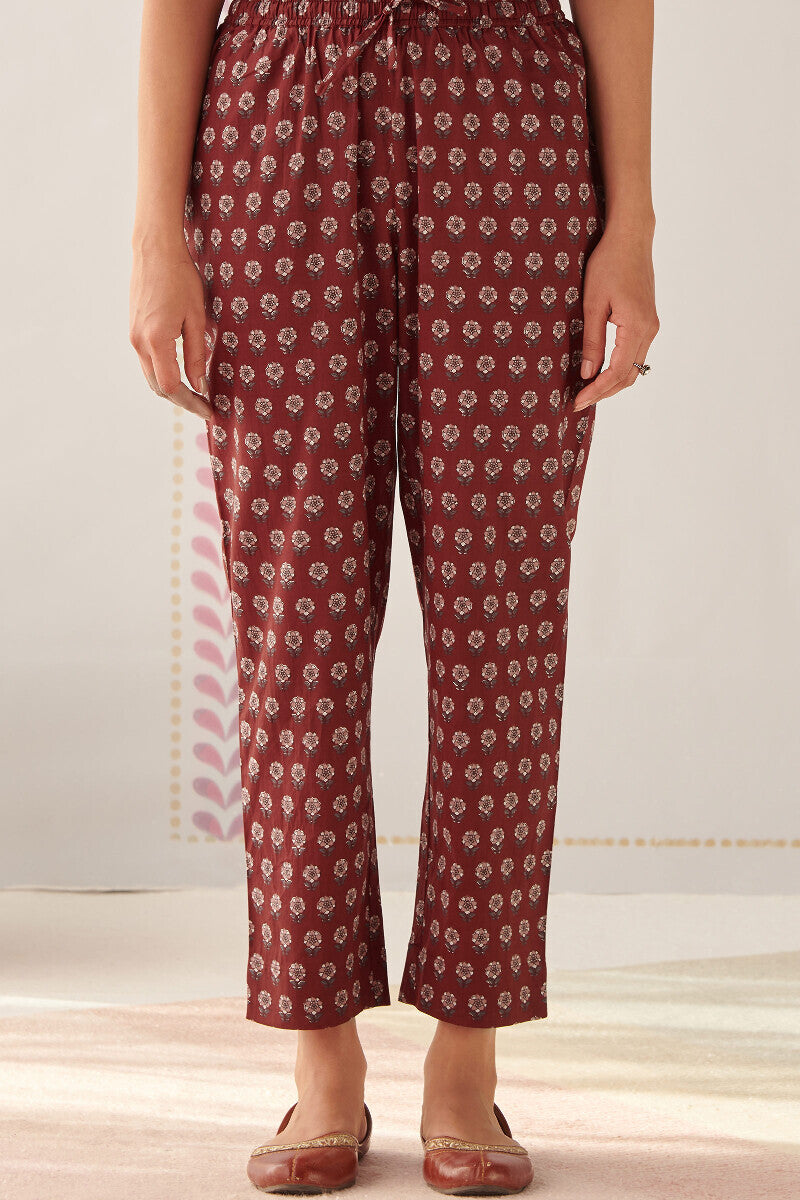 Gauhar Zaria Sanganeri Narrow Pants