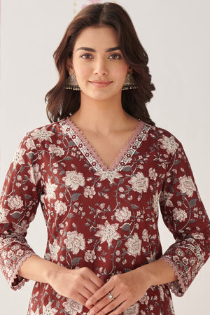 Gauhar Zaria Sanganeri Kurta