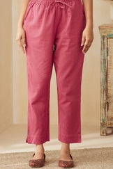 Roza Zoya Pink Narrow Pants