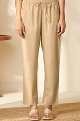 Roza Aalia Beige Narrow Pants