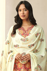 Gulshan Bagh Siya Sanganeri Dupatta