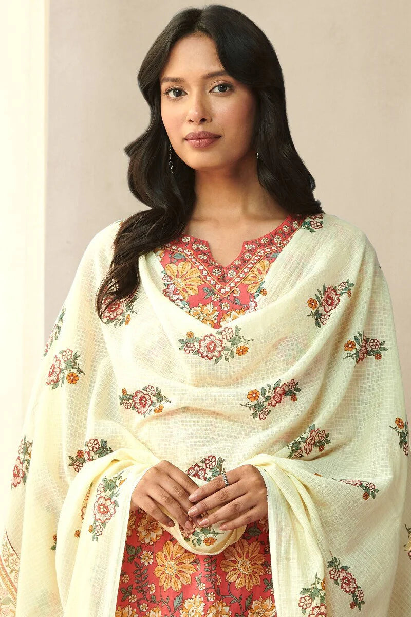 Surplus: Gulshan Bagh Siya Sanganeri Dupatta