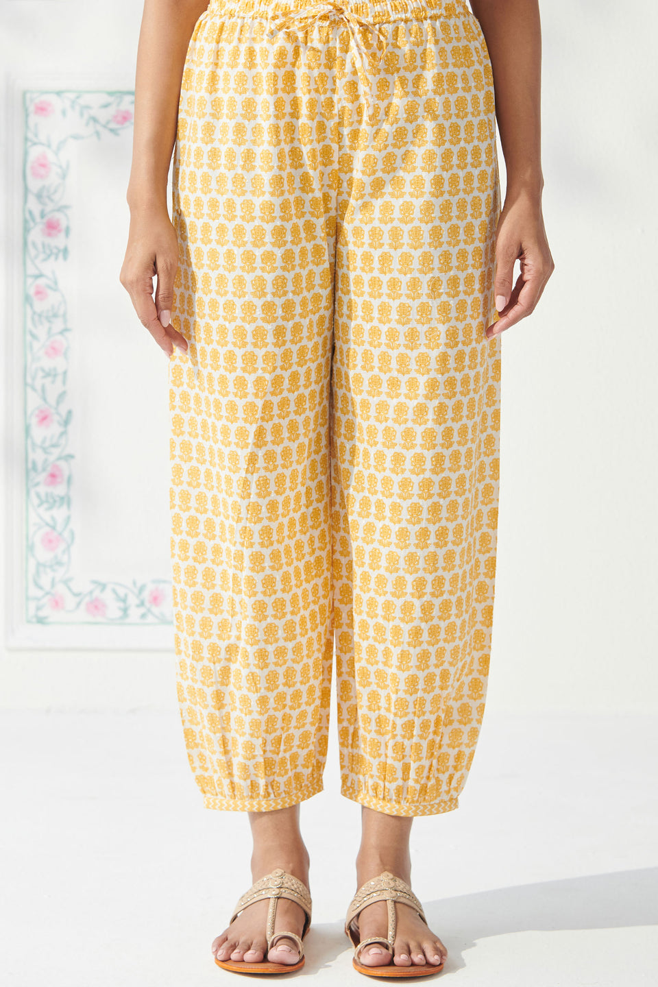 Surplus: Gulbahar Pariza Sanganeri Izhaar Pants