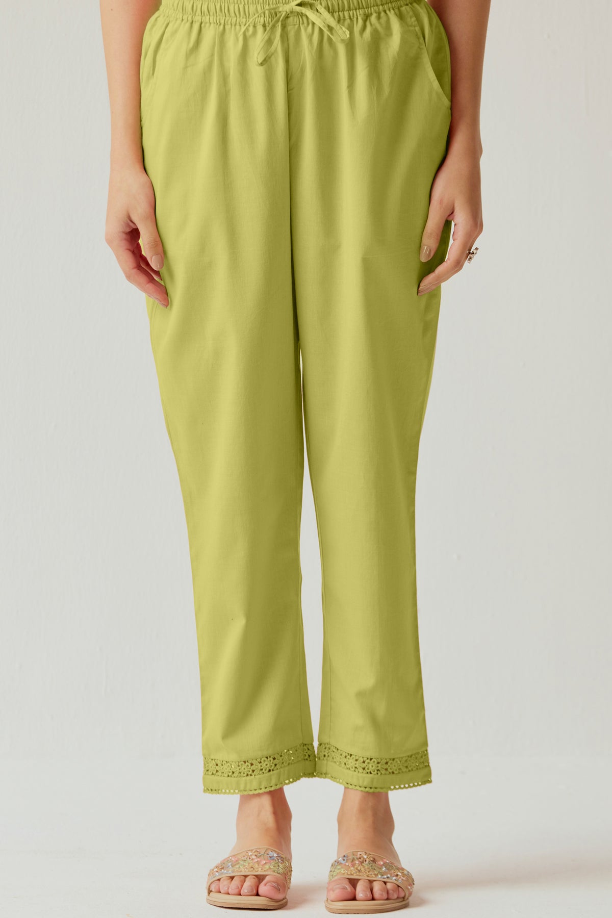 Surplus: Roza Maria Green Narrow Pants