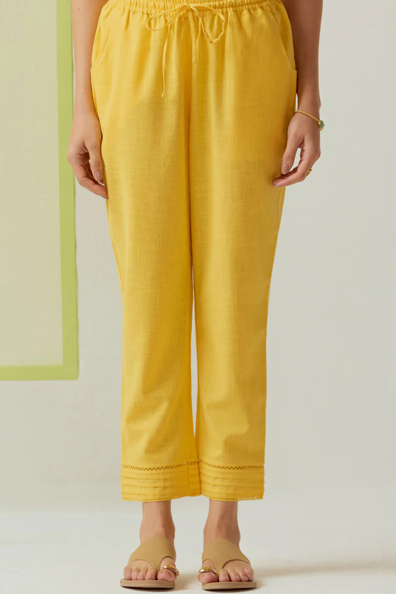 Surplus: Roza Sahira Yellow Narrow Pants