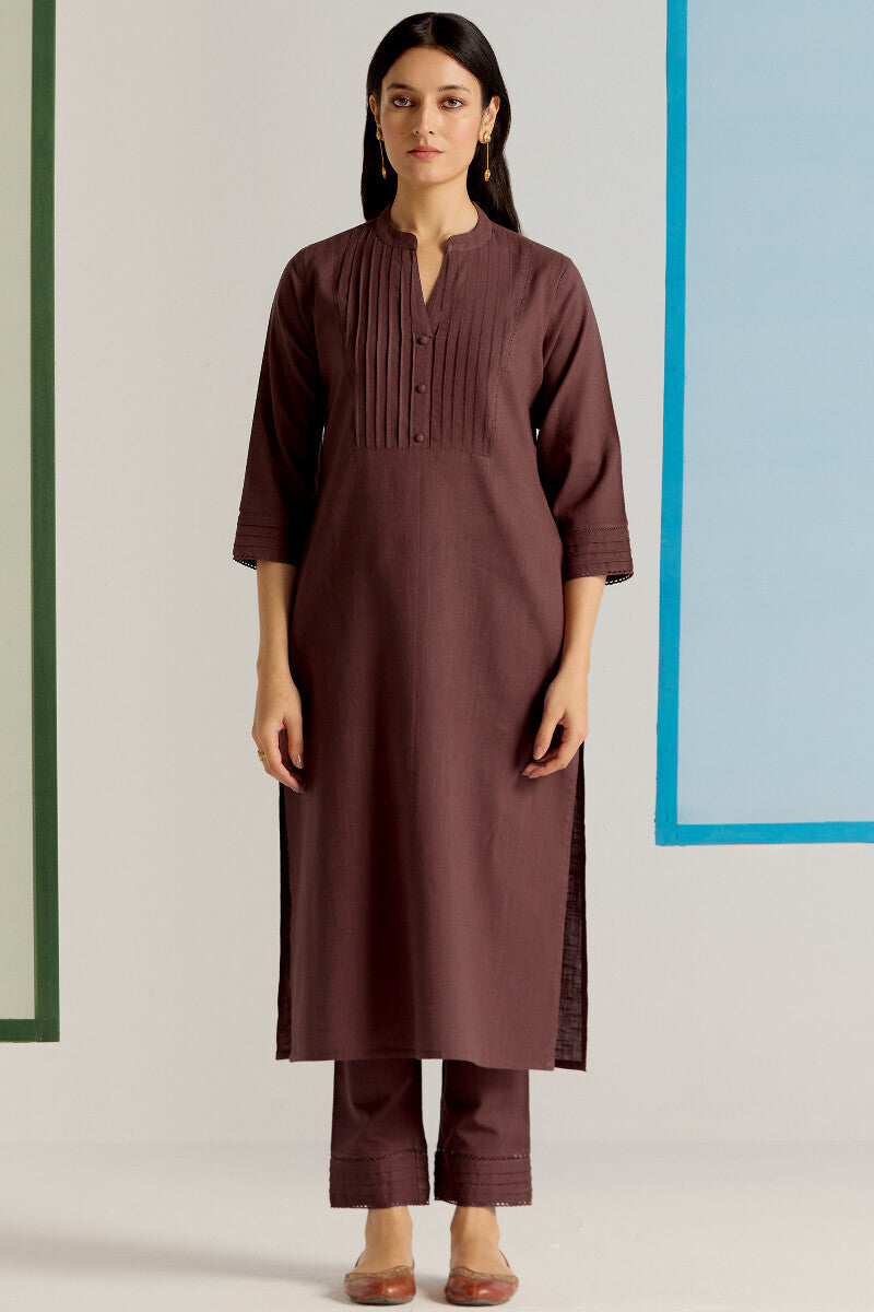 Roza Nida Brown Kurta