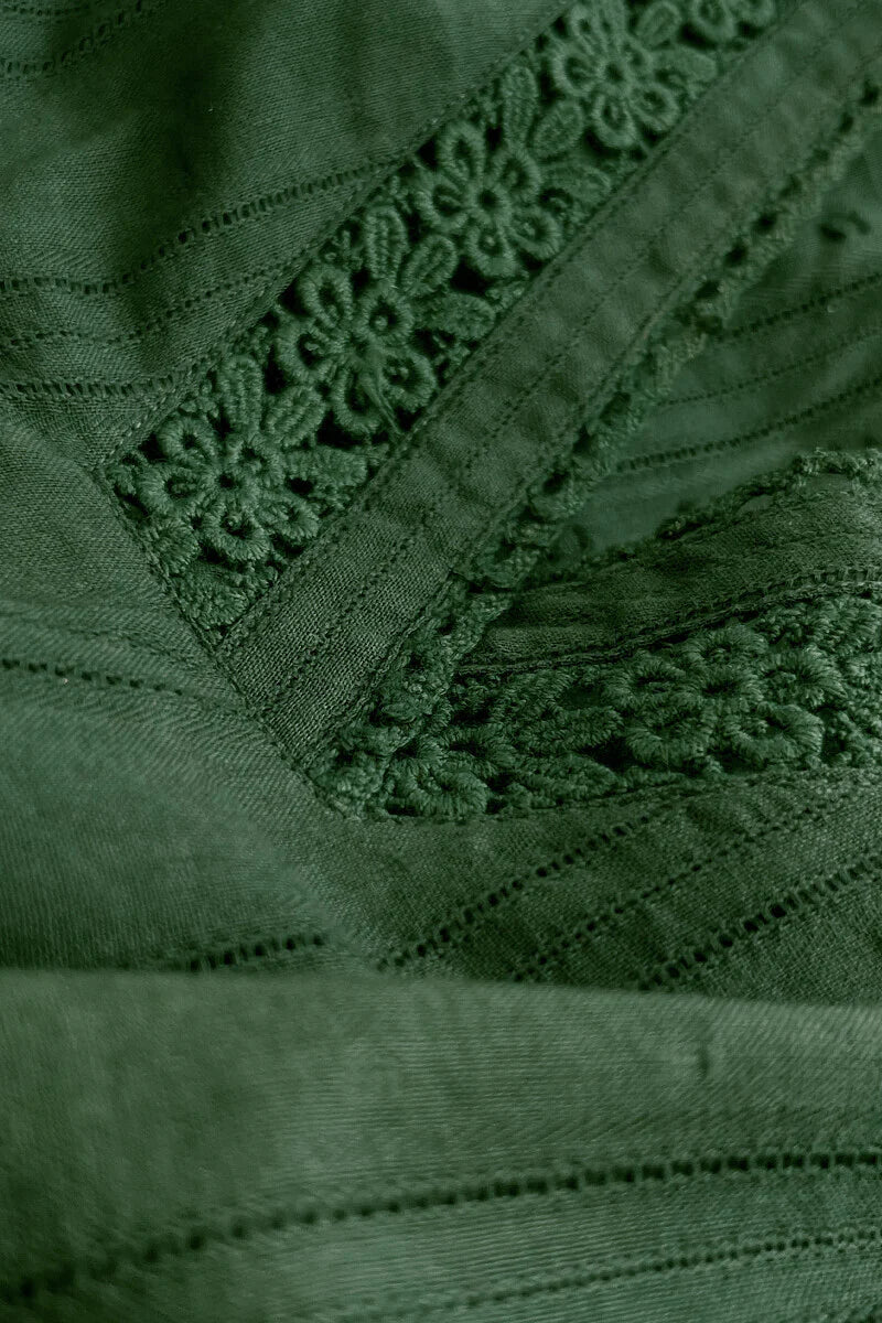 Surplus: Roza Sehr Olive Green Kurta