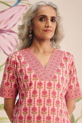Gulraiz Jasmine Sanganeri Kurta