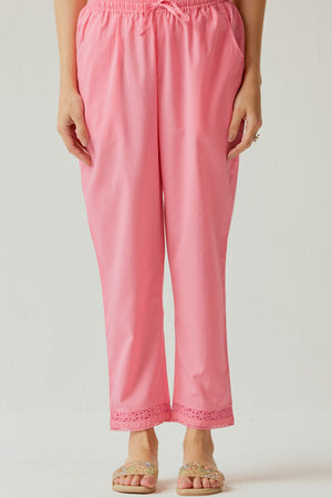 Roza Sehr Pink Narrow Pants