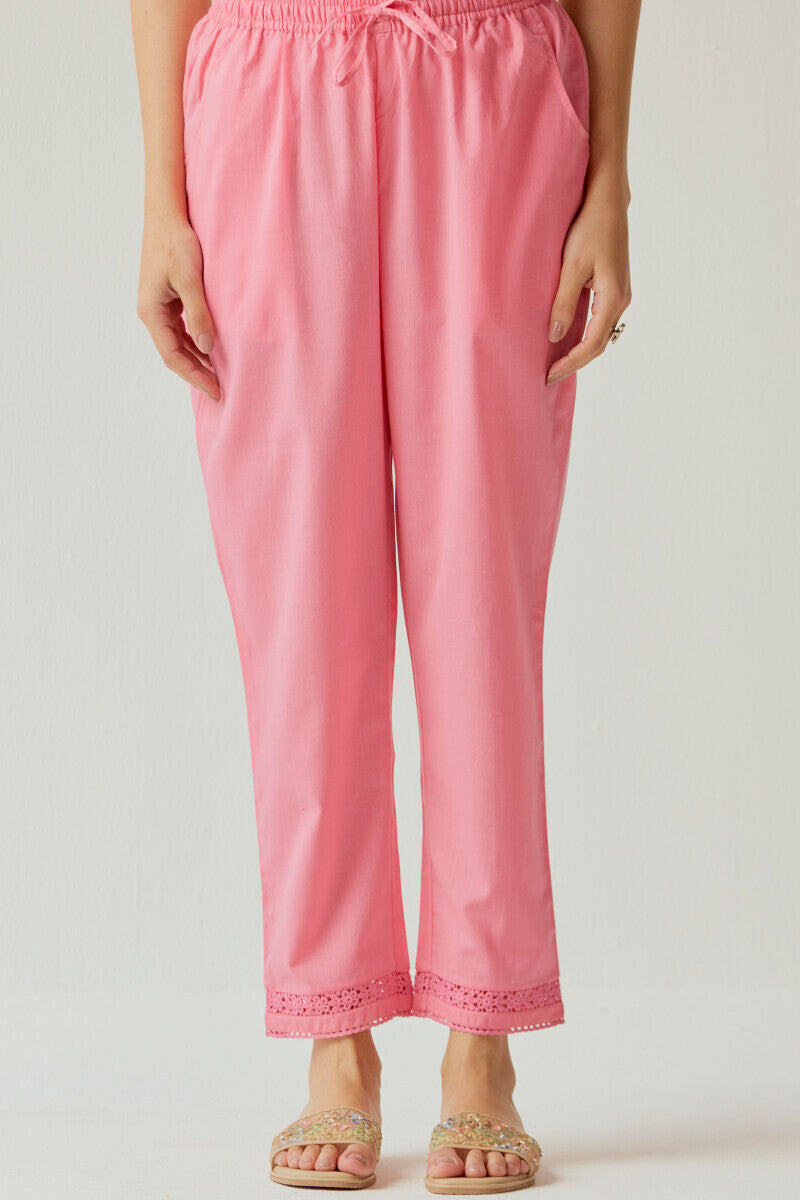 Roza Sehr Pink Narrow Pants