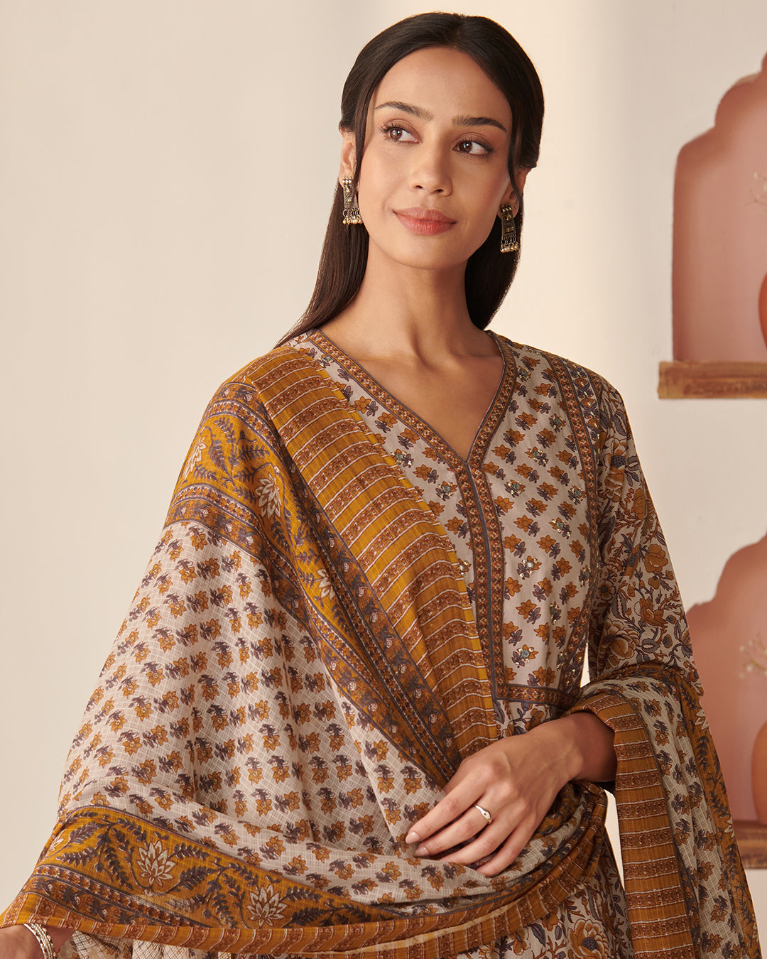 Gauhar Shireen Sanganeri Dupatta