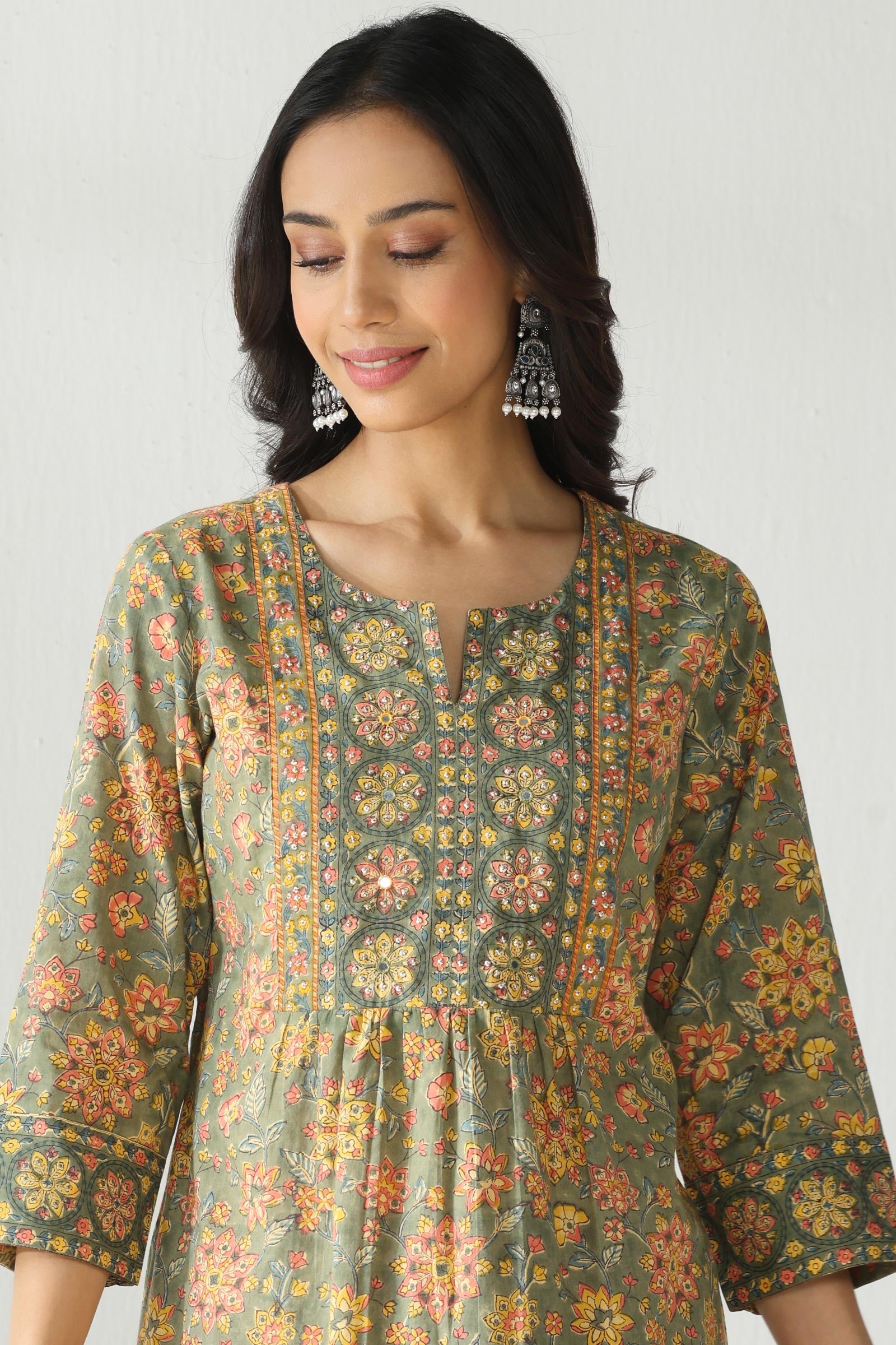 Nayanjal Zainab Sanganeri Kurta