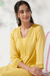 Roza Zehmat Yellow Kurta