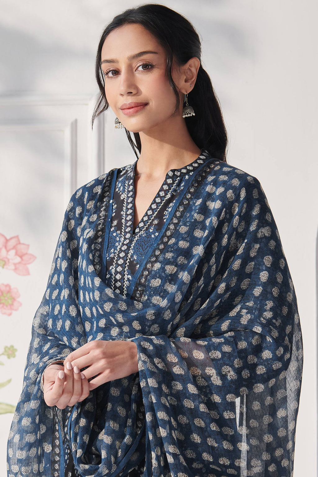 Sehra Zainab Bagru Dupatta