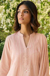 Kashida Kiara Pink Kurta