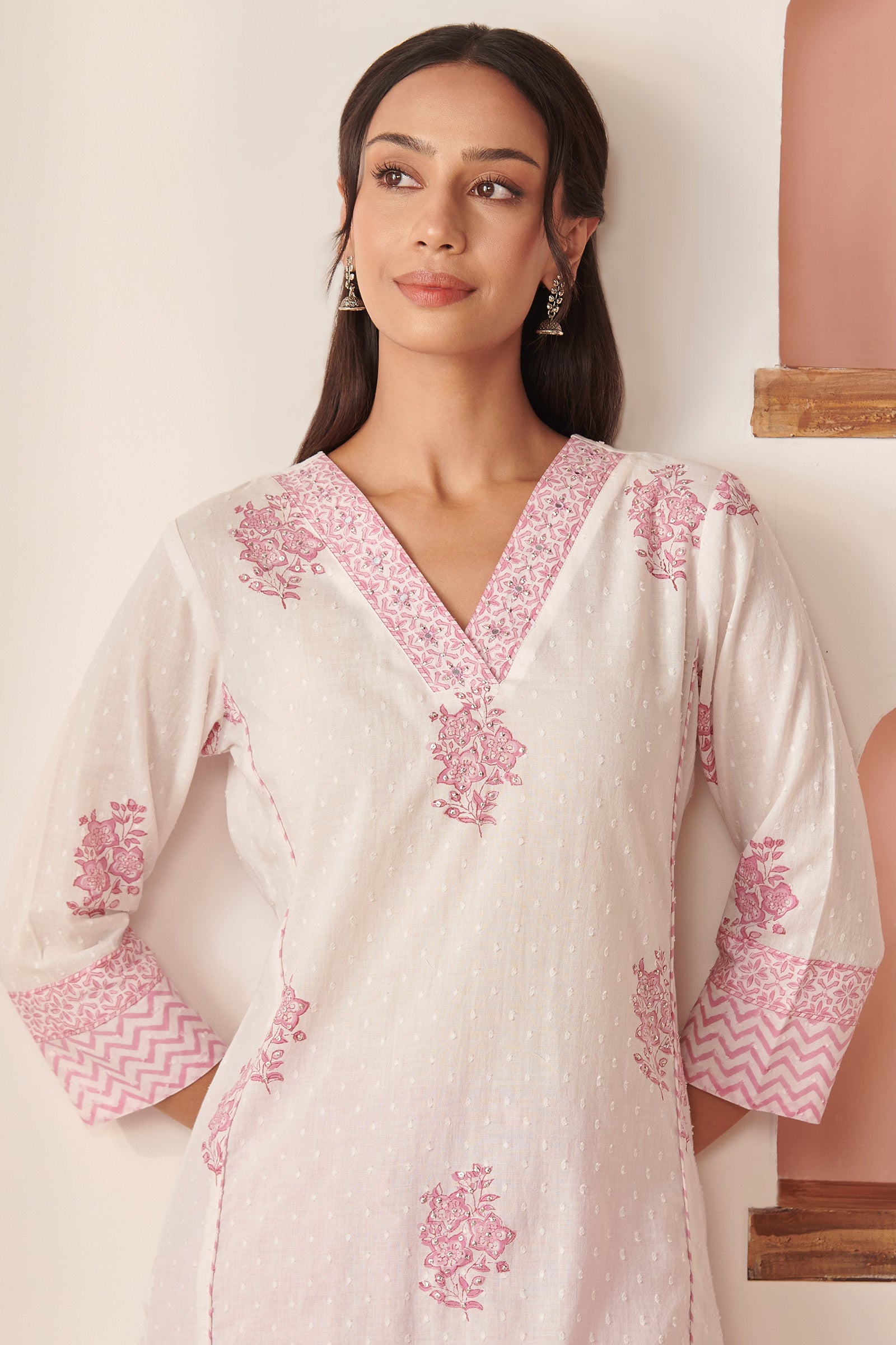 Rosheen Asfiya Sanganeri Kurta