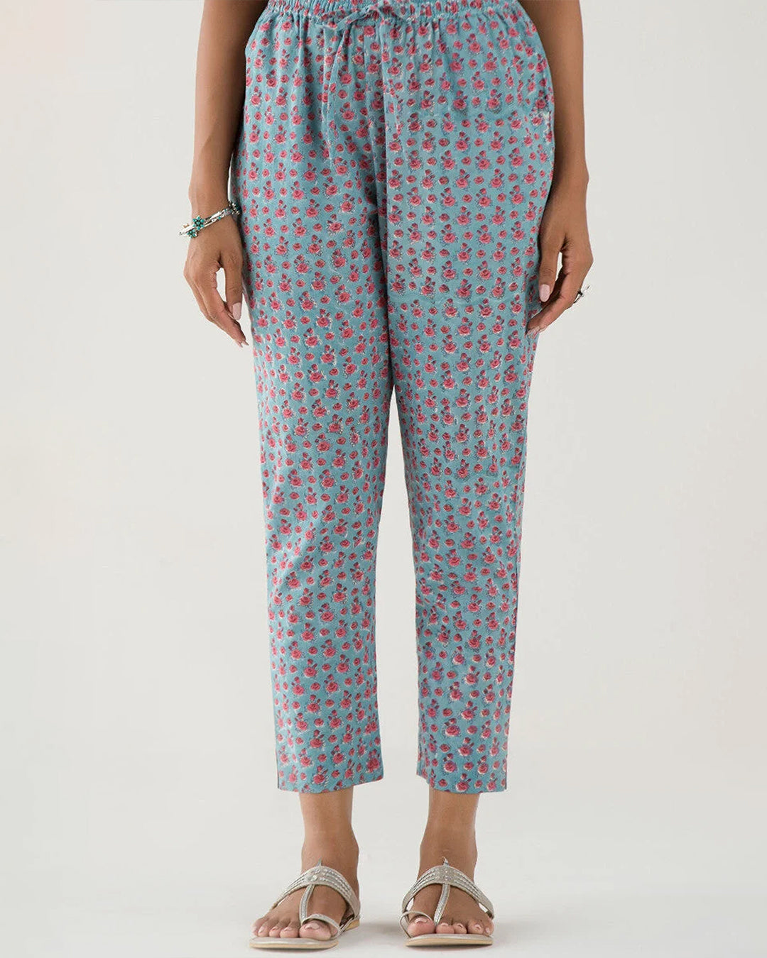 Gulbarg Jia Sanganeri Narrow Pants