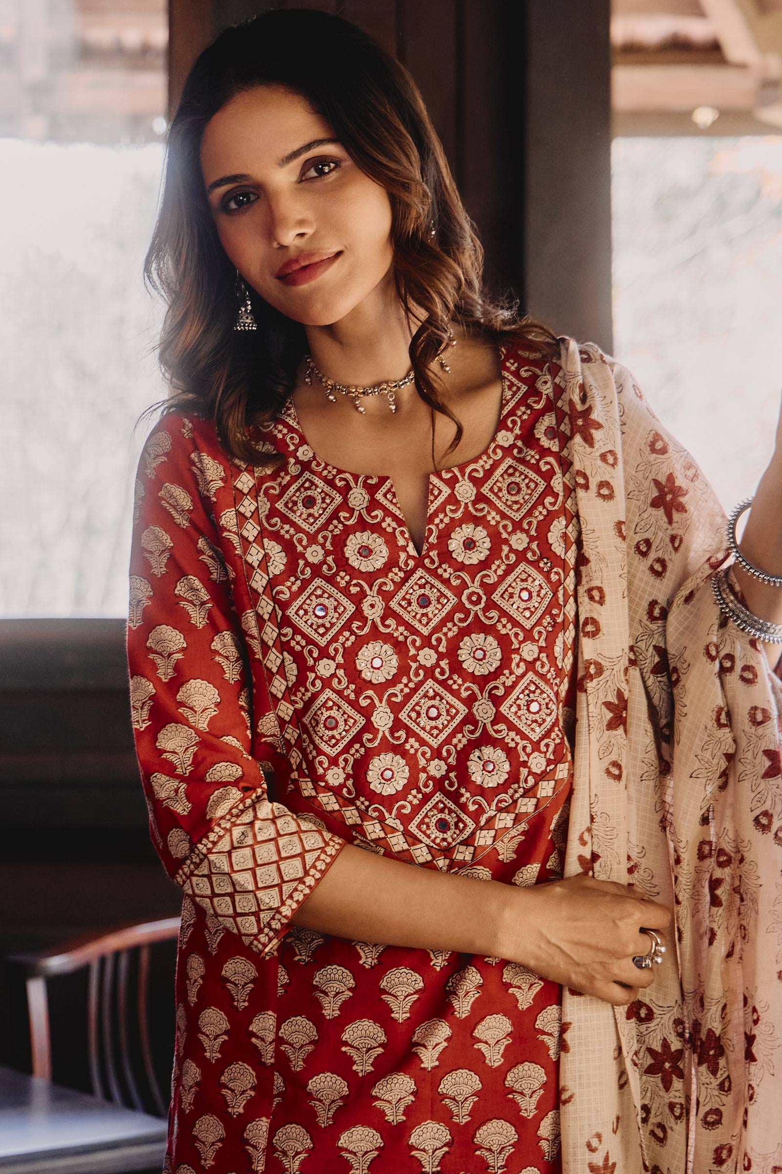 Sehra Meher Bagru Kurta