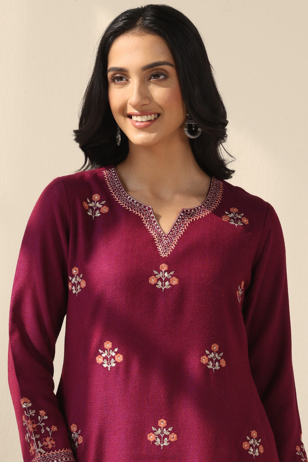 Naadirah Zubeda Faux Wool Kurta
