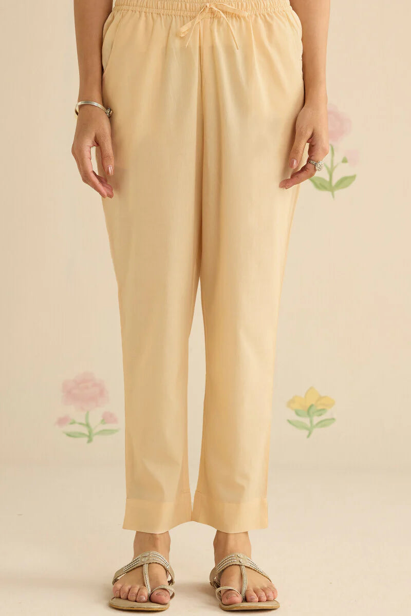 Surplus: Roza Seerat Cream Narrow Pants