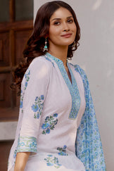 Gulbahar Roohi Sanganeri Kurta