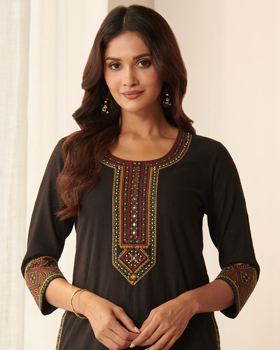 Mehraab Nahiza Black Kurta