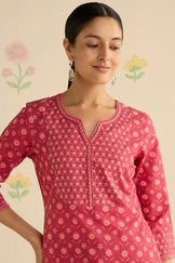 Surplus: Gulraiz Mahima Sanganeri Kurta