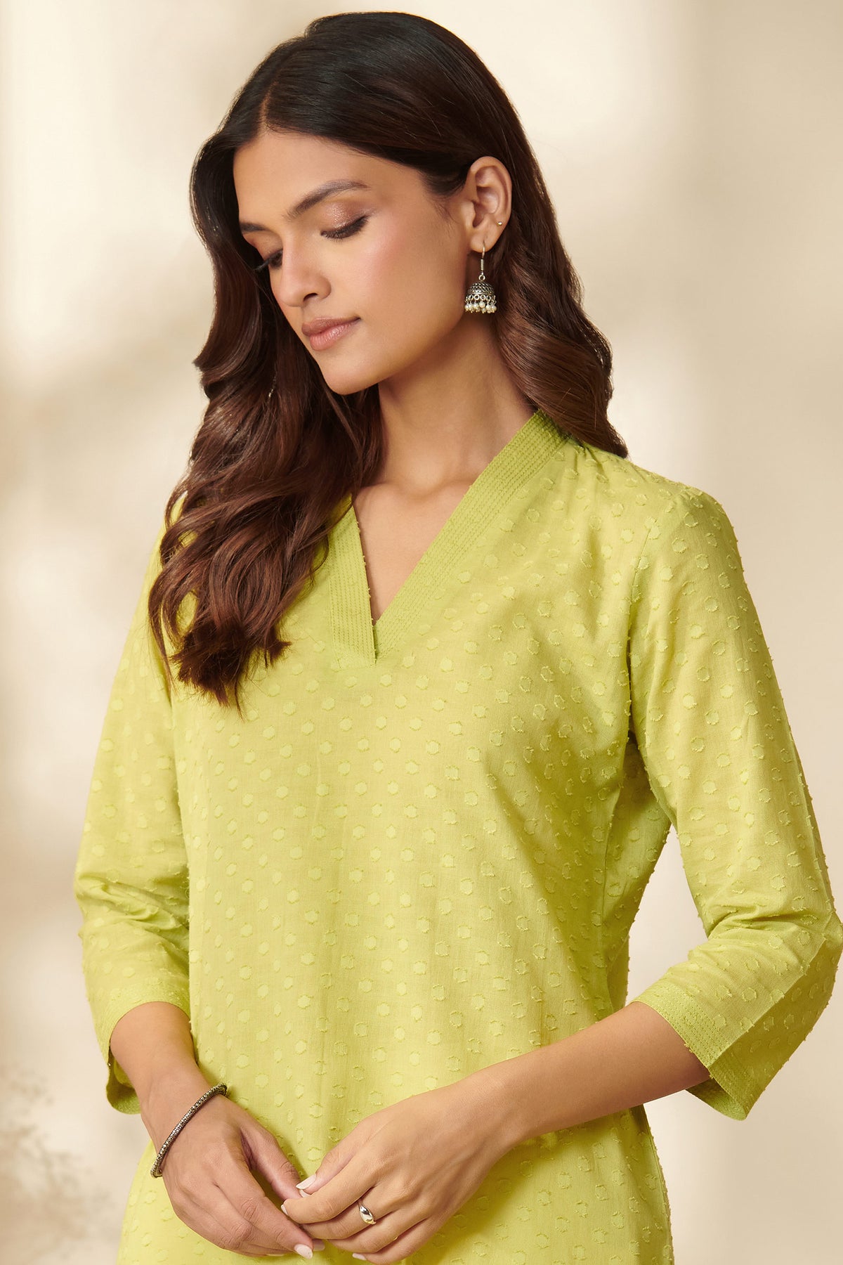 Surplus: Roza Faraz Green Kurta