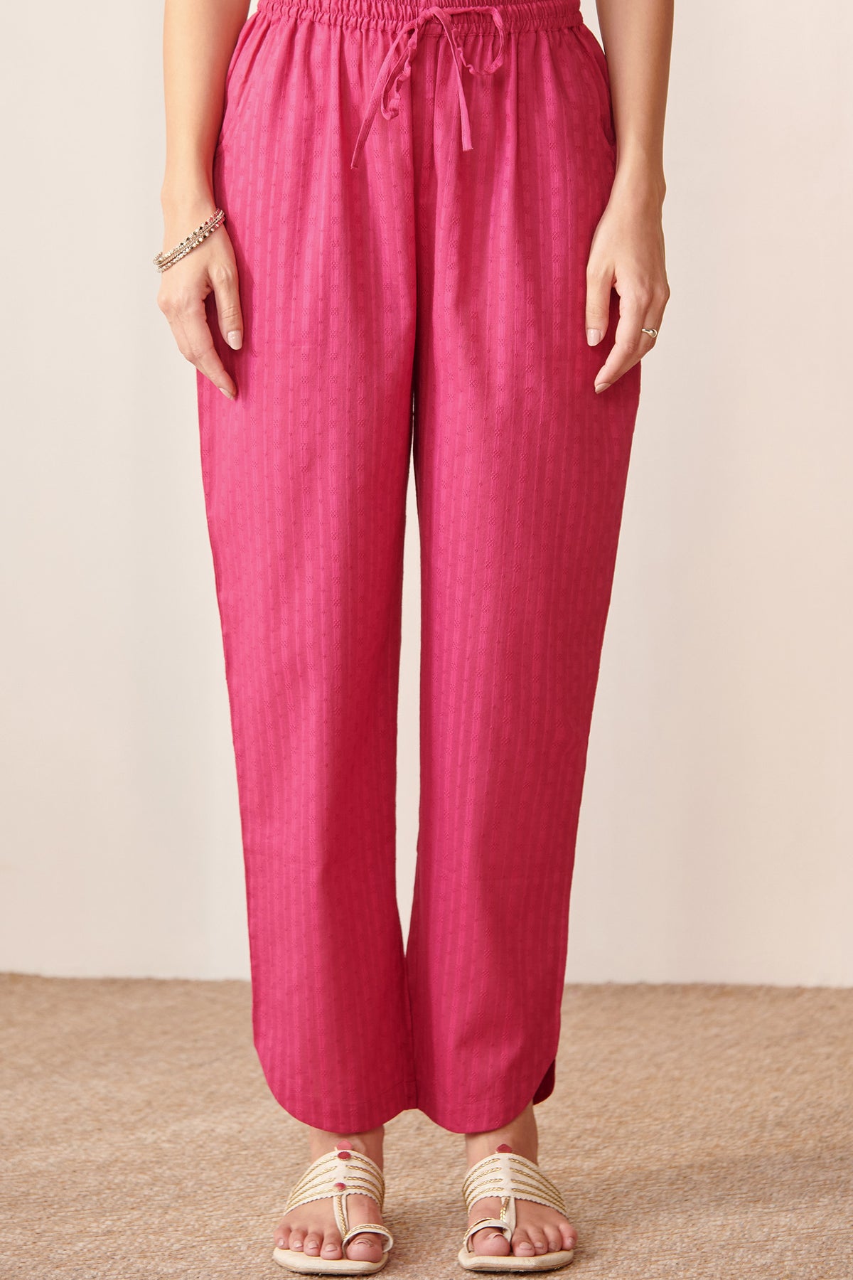 Roza Naimat Rani Pink Pants
