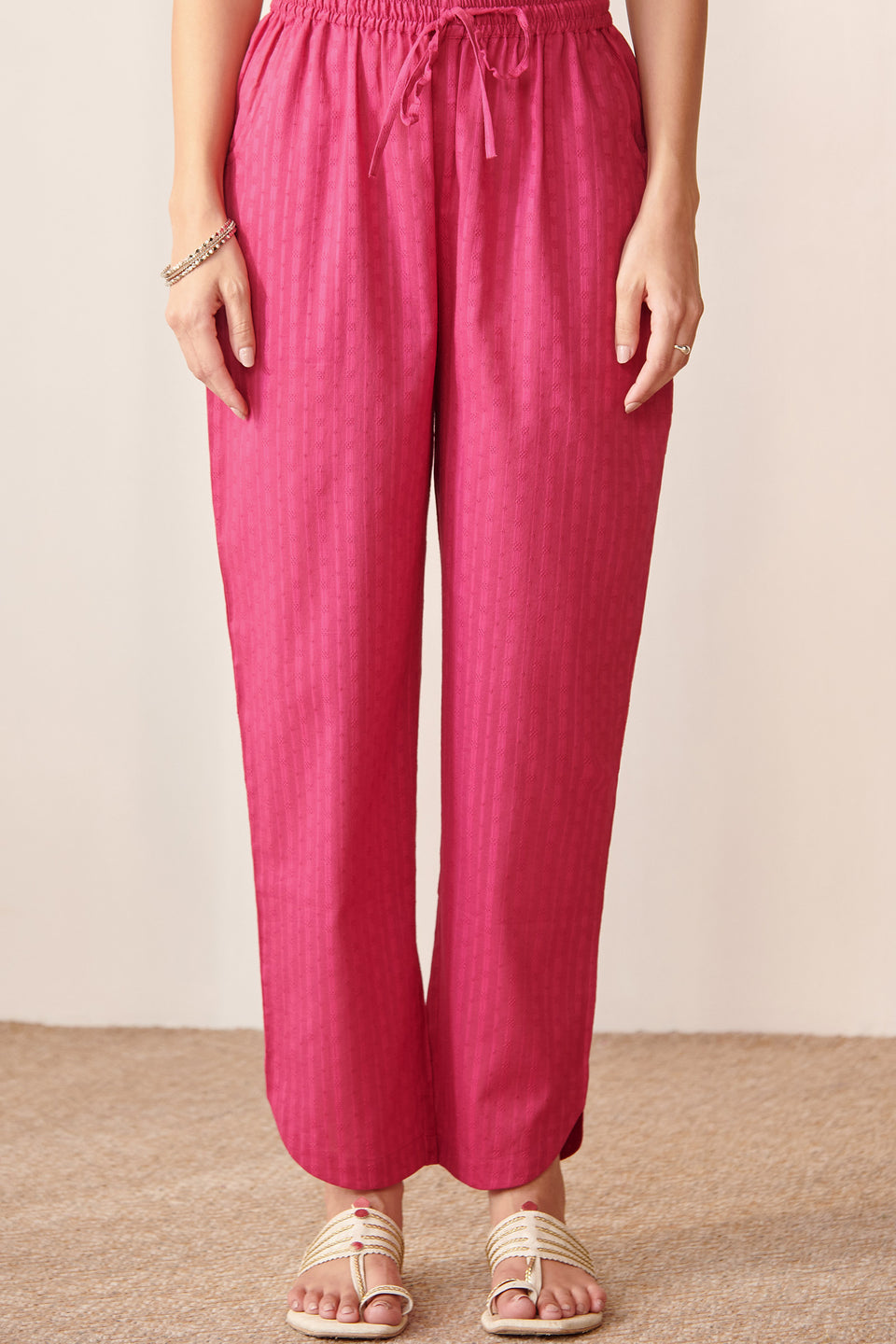 Roza Naimat Rani Pink Pants