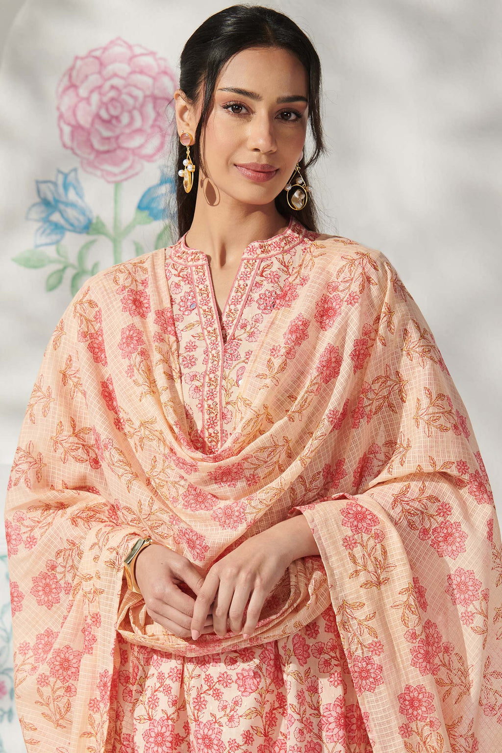 Gulbahar Nafia Sanganeri Dupatta