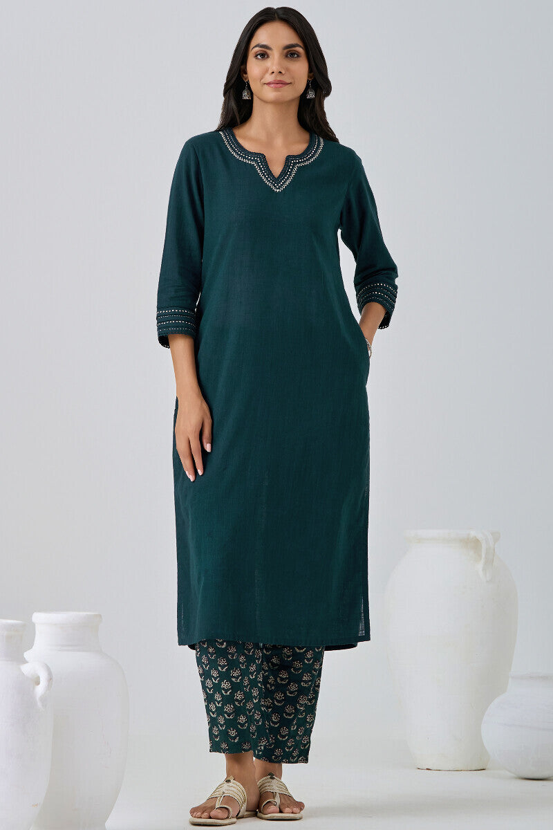 Roza Jannat Dark Blue Kurta