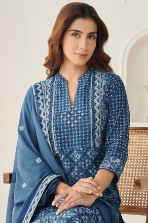 Sehra Nusrat Indigo Kurta