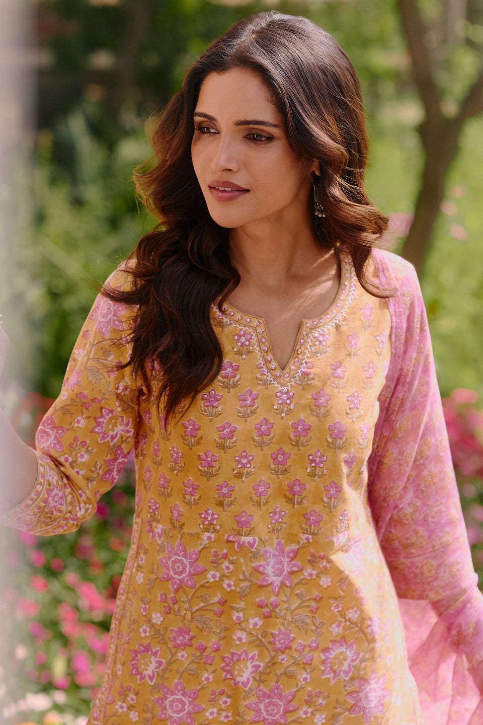 Gulbahar Azma Sanganeri Kurta