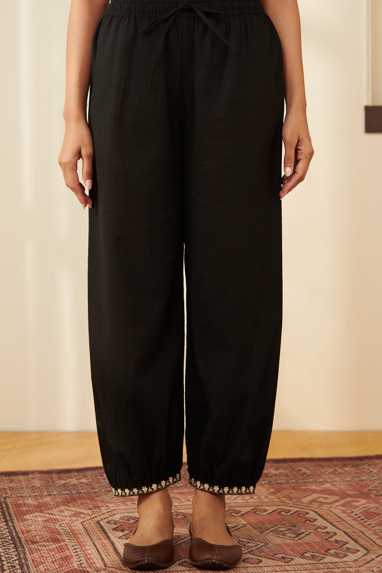 Mehraab Bahara Black Izhaar Pants