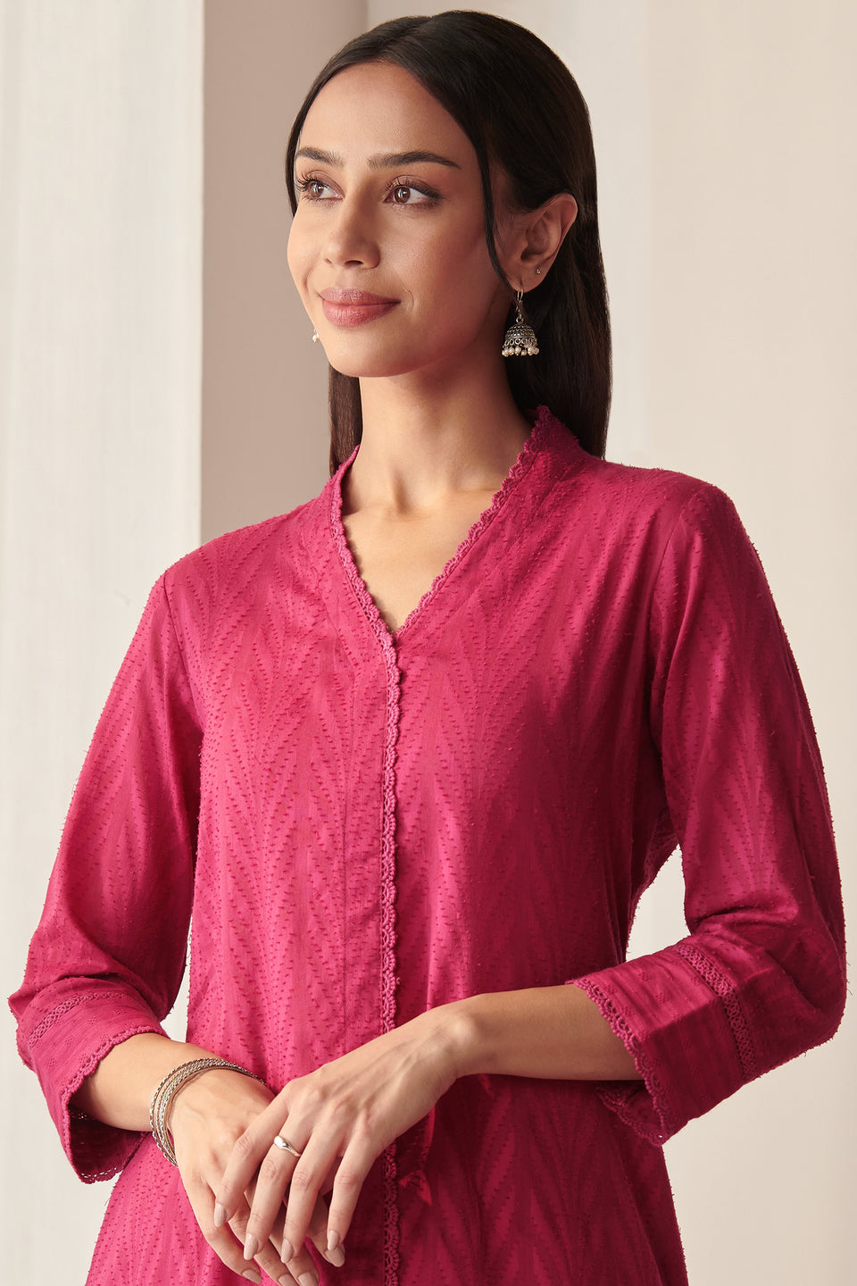 Roza Naimat Rani Pink Kurta