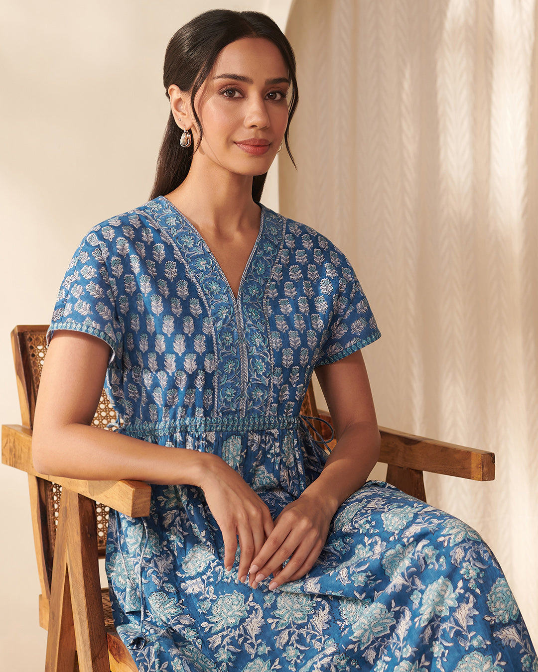 Mehreen Zafrina Blue Dress