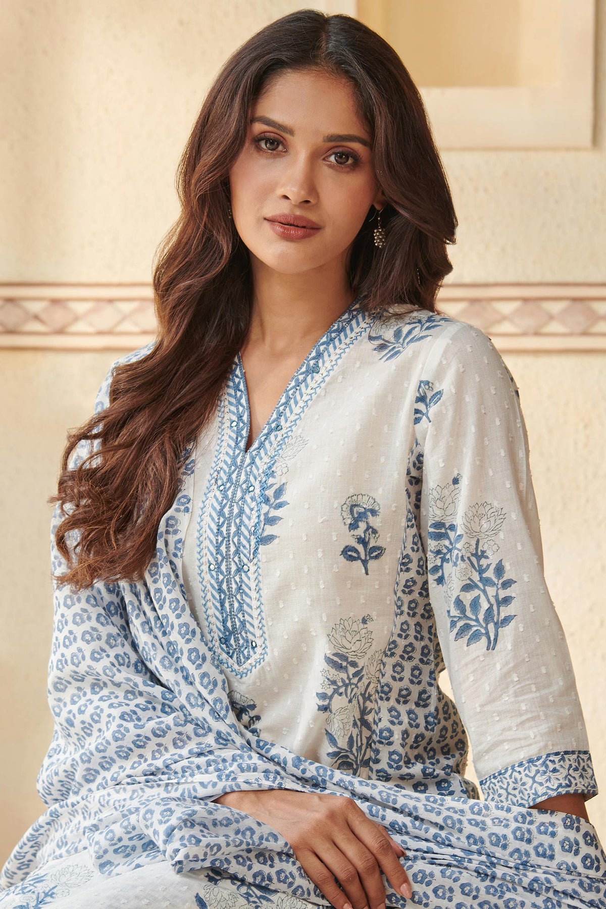 Neelofar Feroza Sanganeri Kurta