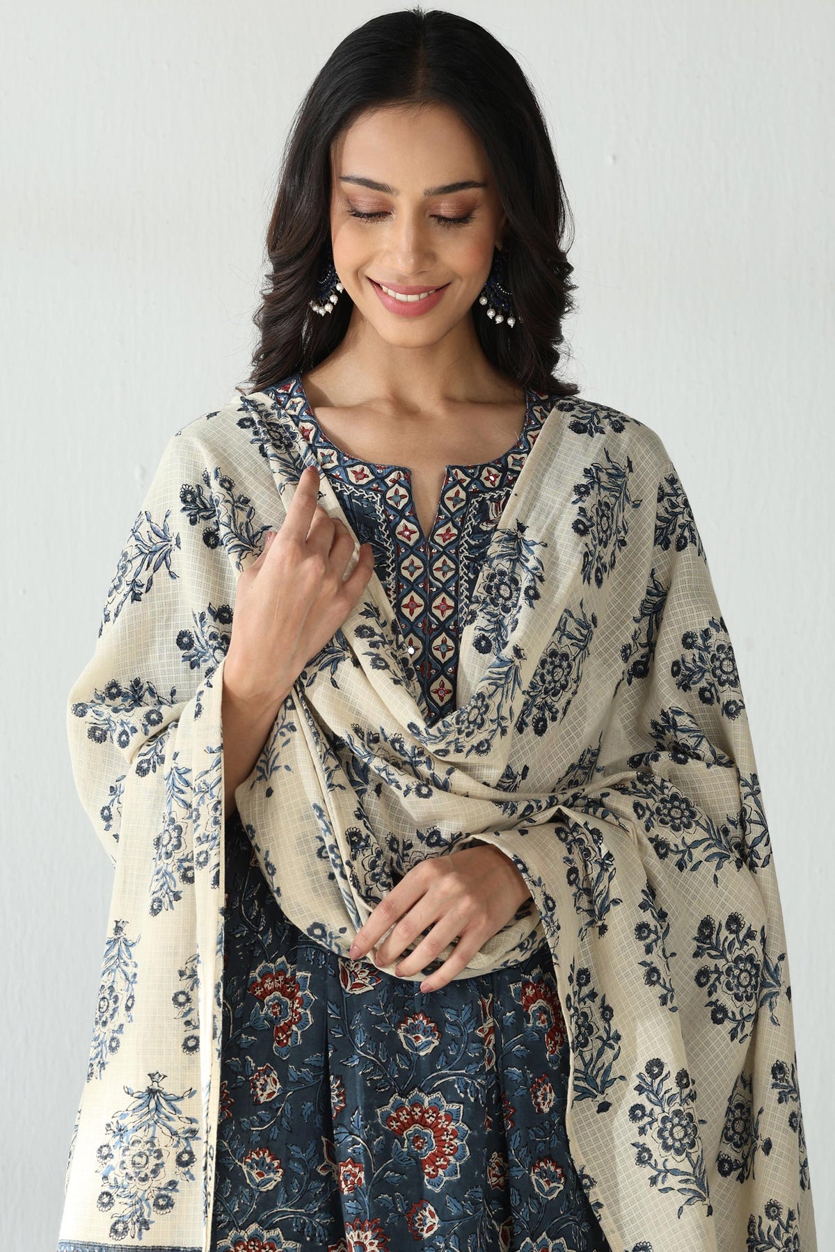 Sehra Afsana Bagru Dupatta