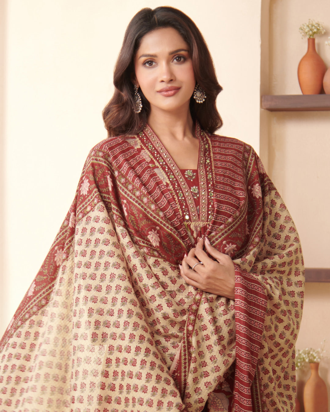 Gauhar Malaika Sanganeri Dupatta
