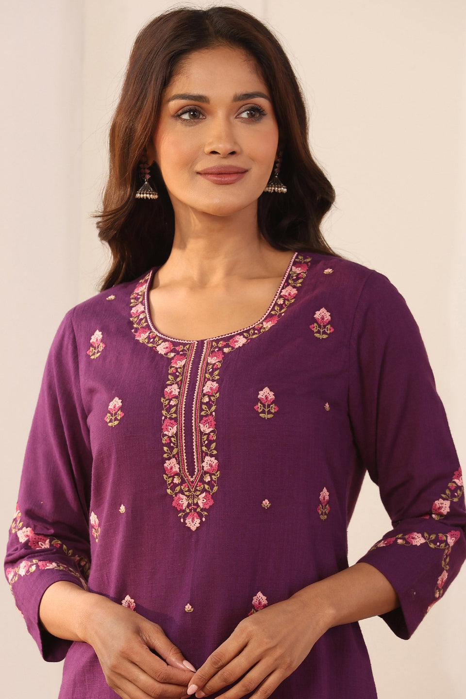 Surplus: Mehraab Rahida Purple Kurta