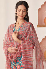 Zahira Farah Sanganeri Dupatta