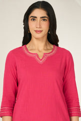 Roza Zara Fuchsia Kurta