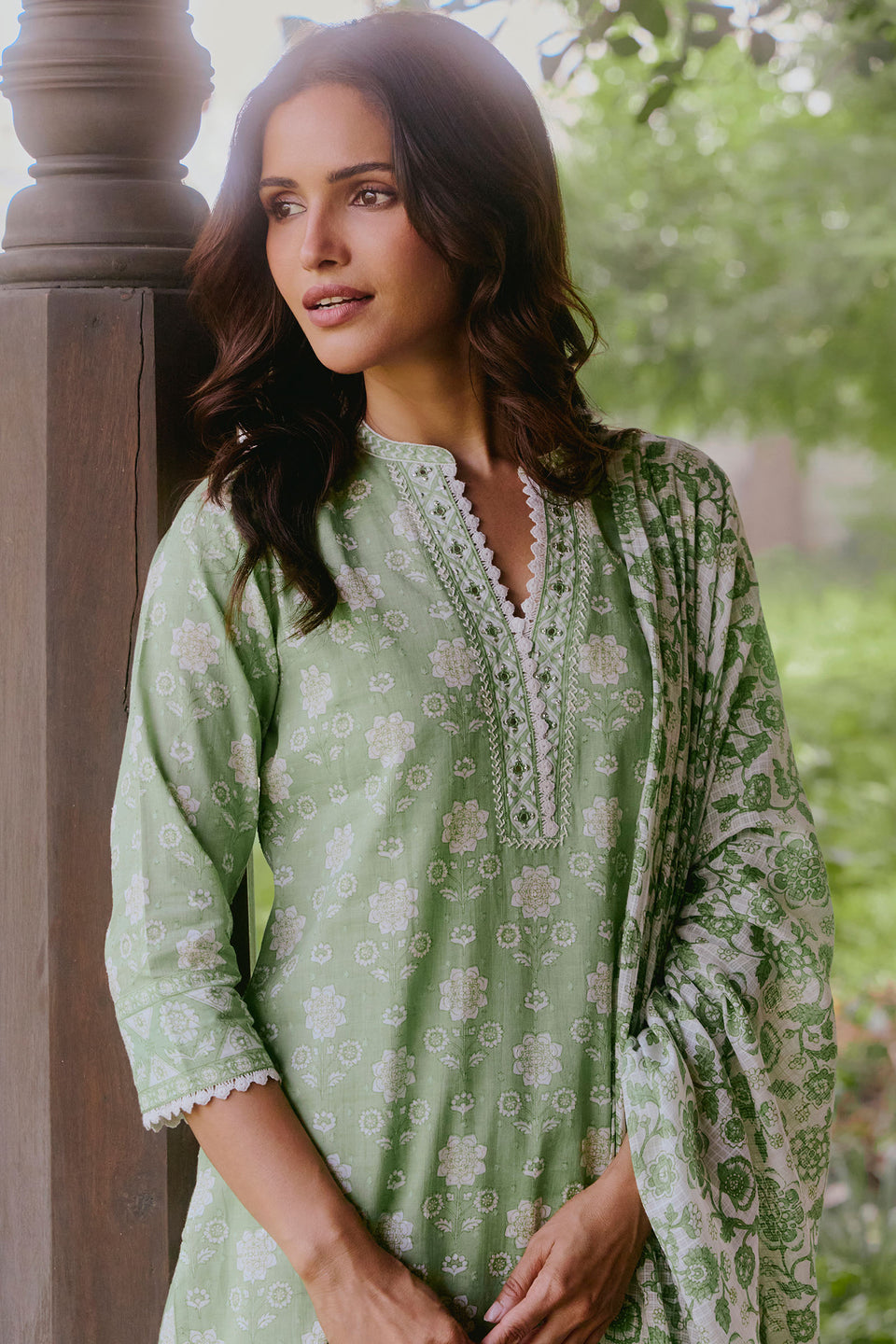 Gulbahar Mehreen Sanganeri Kurta