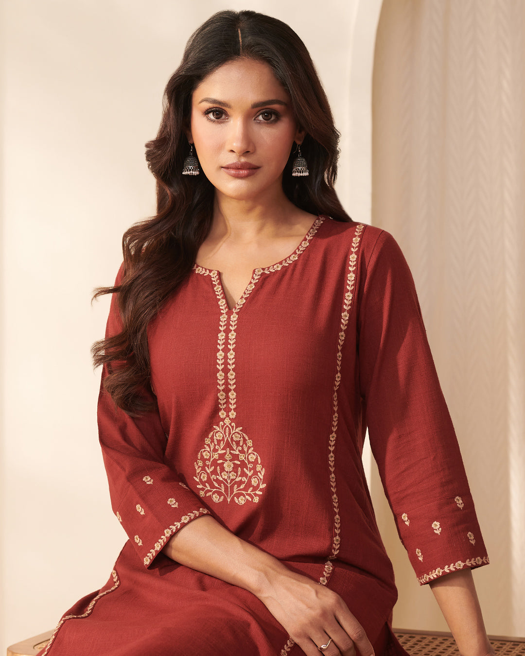 Mehraab Alya Alta Red Kurta