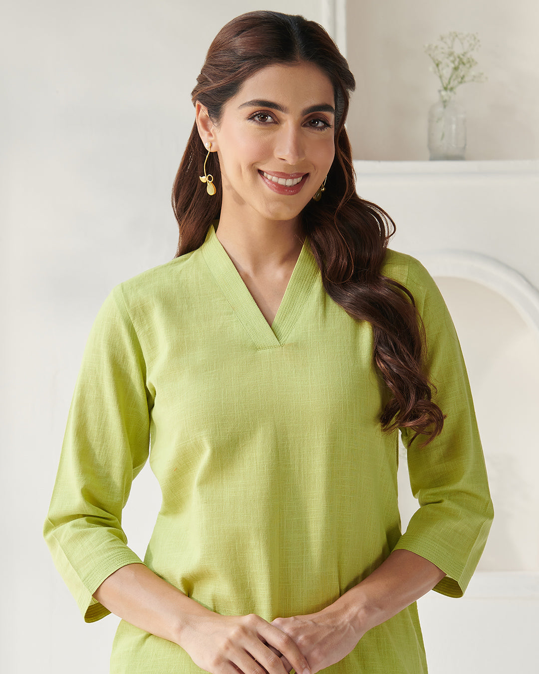 Roza Layla Apple Green Kurta