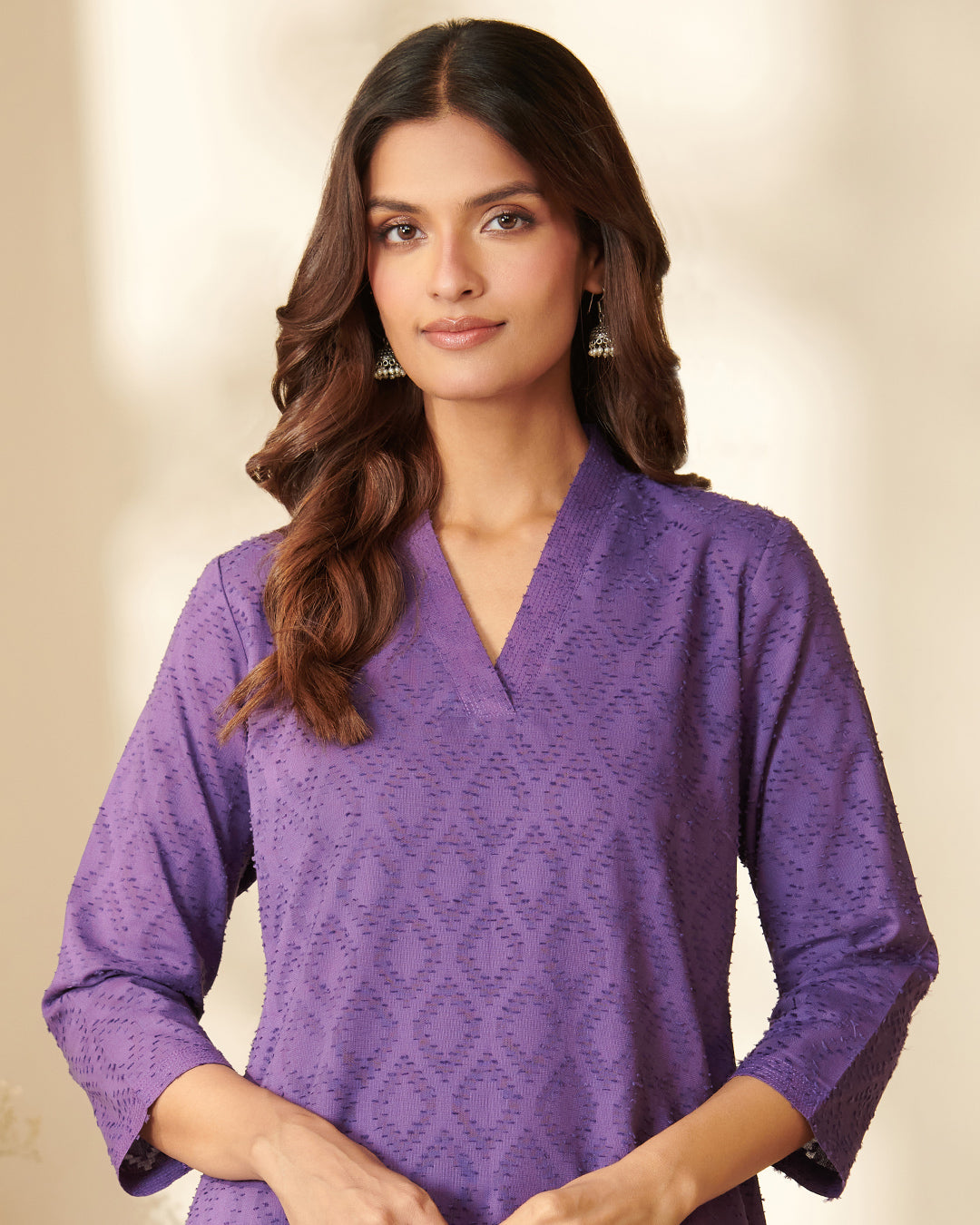 Roza Mahi Purple Kurta