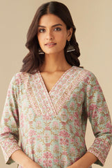 Mehrunissa Shazia Chanderi Kurta