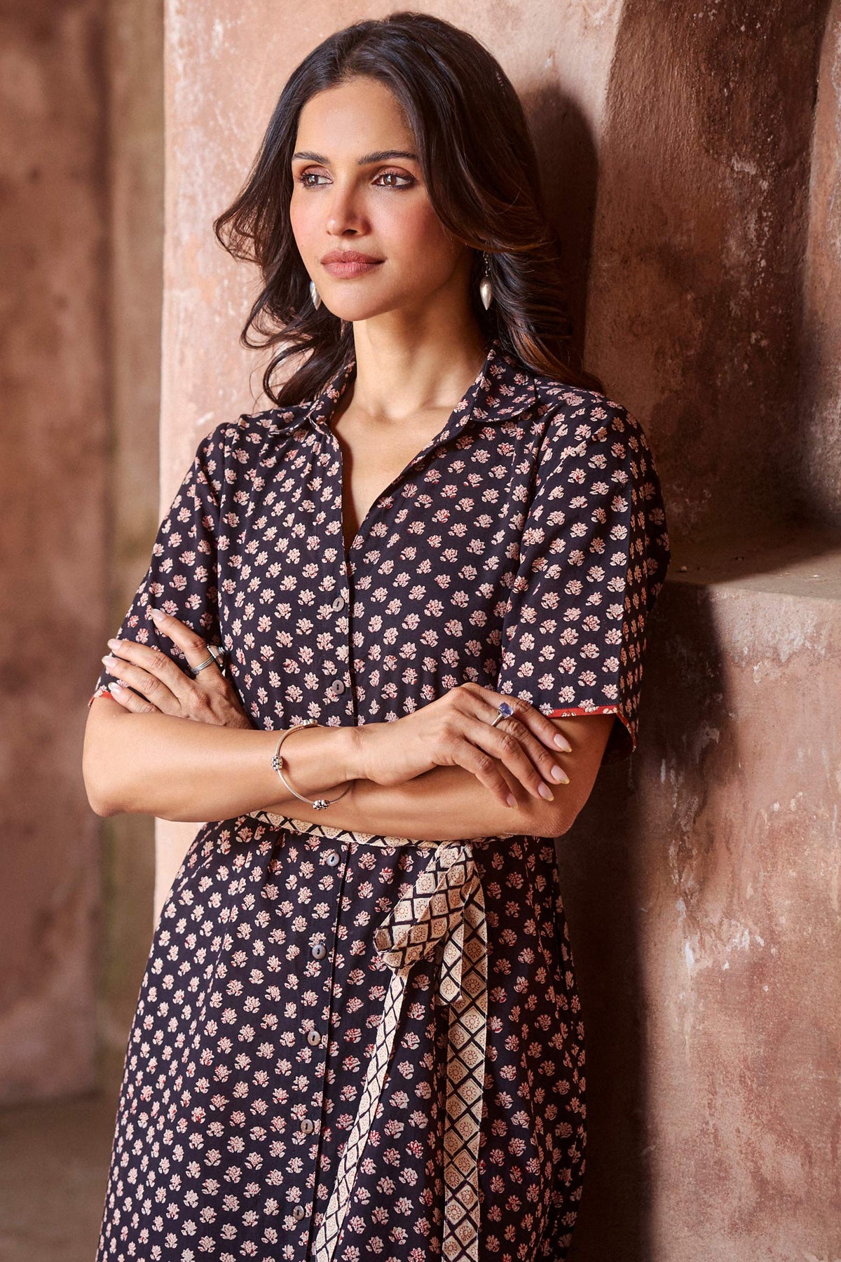 Sehra Mariyah Bagru Dress