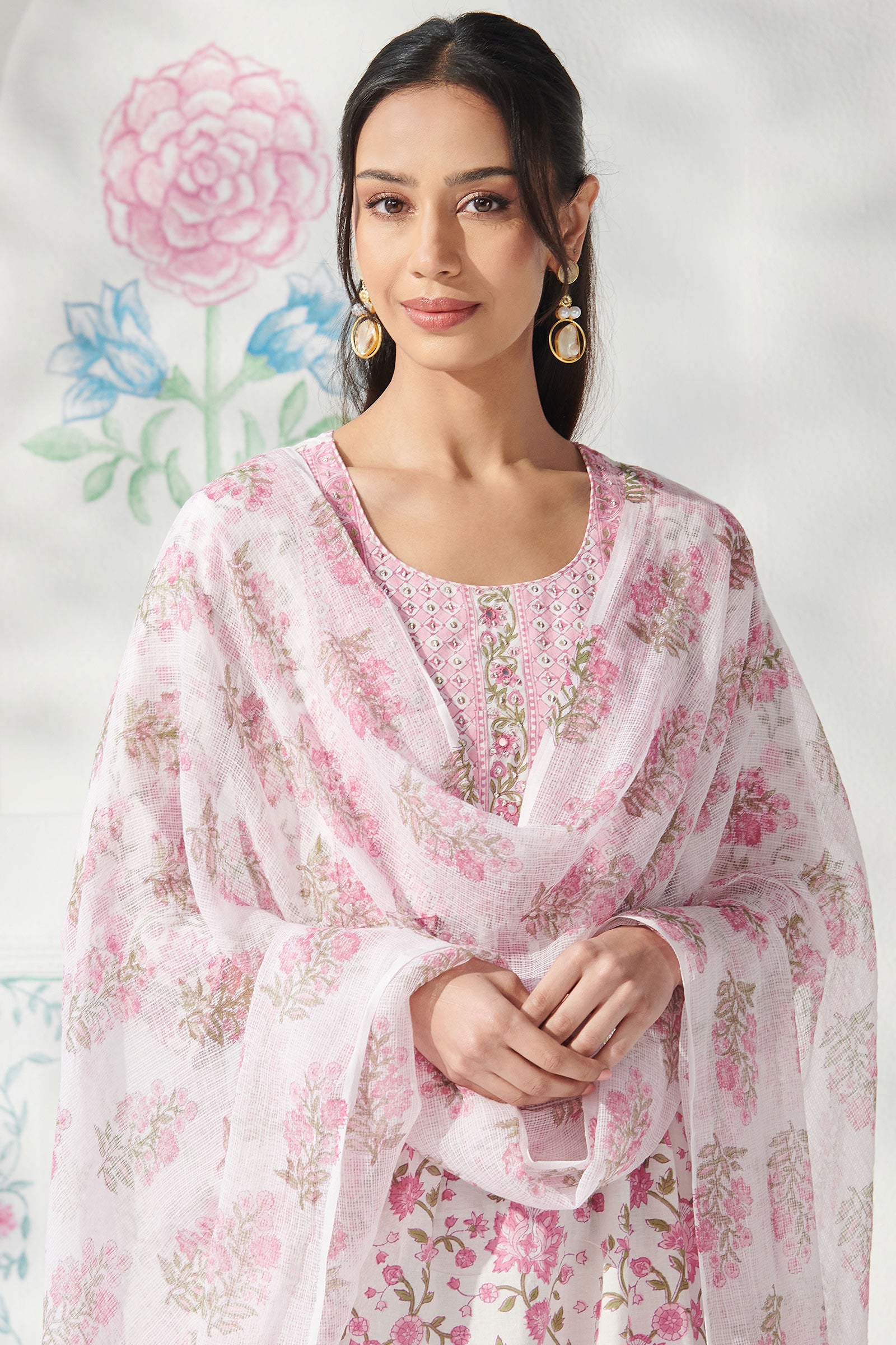 Gulbahar Zeina Sanganeri Dupatta